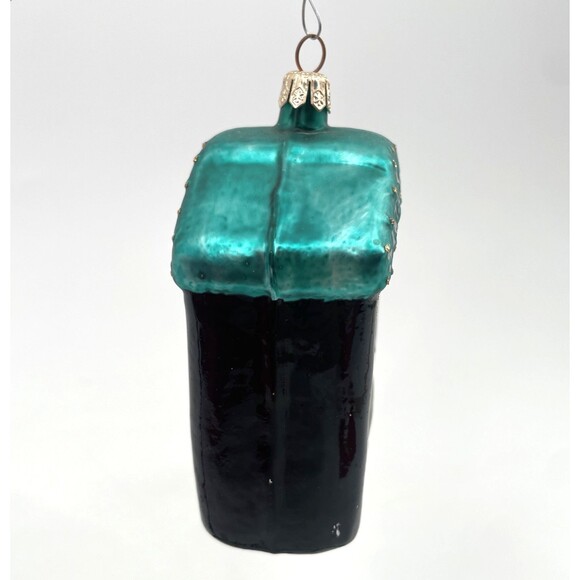 Landmark Creations Santa Monica Pier Glass Ornament California Hand Painted VTG - Picture 5 of 13